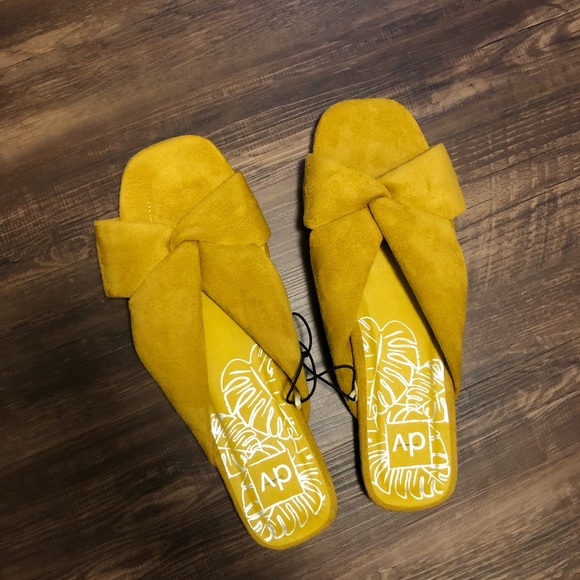 mustard yellow slides